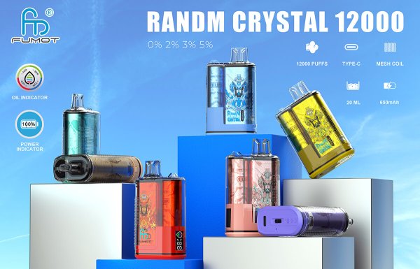 Crystal 12000 puff,fumot,RANDM,RandM 12000 puff,RandM Crystal,RandM Crystal 12000 puff
