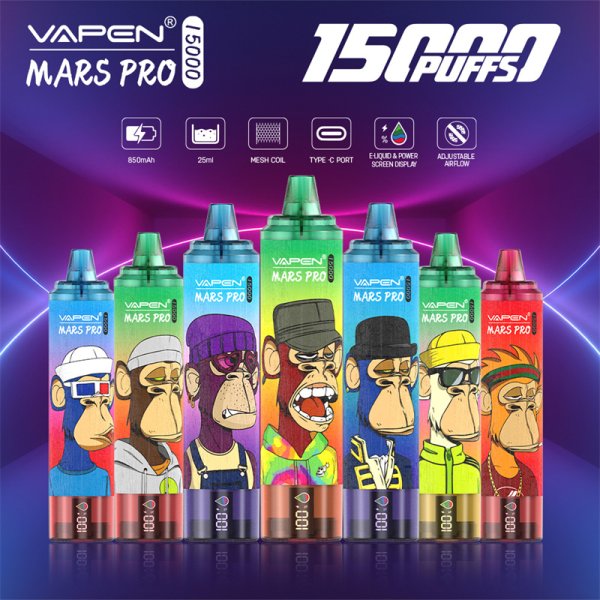 Vapen-MARS-PRO-15K-Disposable-vape-Razz-bar-geekbar-elfbar-Jnr-vape-RANDM-RM