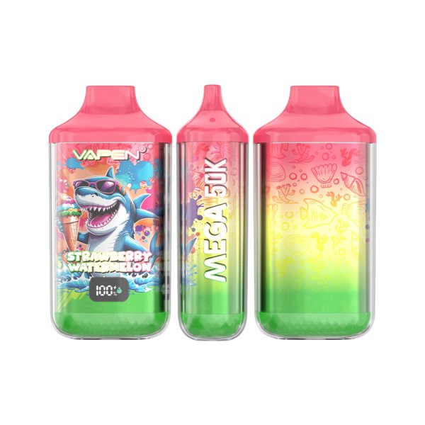 Vapen Mega 50k Puffs Disposable Vape Strawberry Watermelon