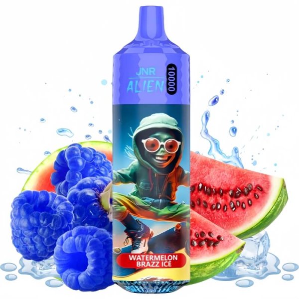 JNR ALIEN 10000 puffs vape watermelon brazz ice
