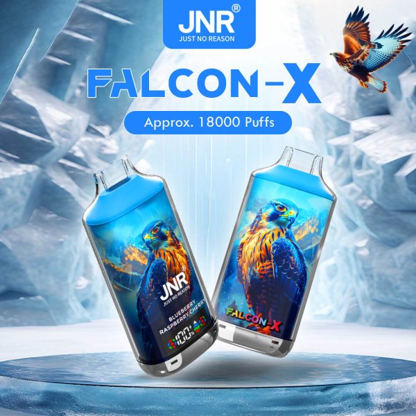JNR FALCON-X 18K puffs vape blueberry raspberry cherry 01