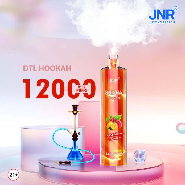 JNR SHISHA 12000 puffs vape raspberry lemon