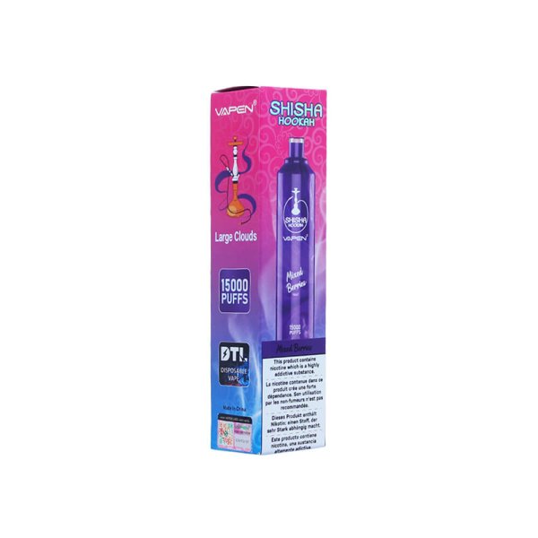 VAPEN SHISHA HOOKAH 15K VAPE mixed berry