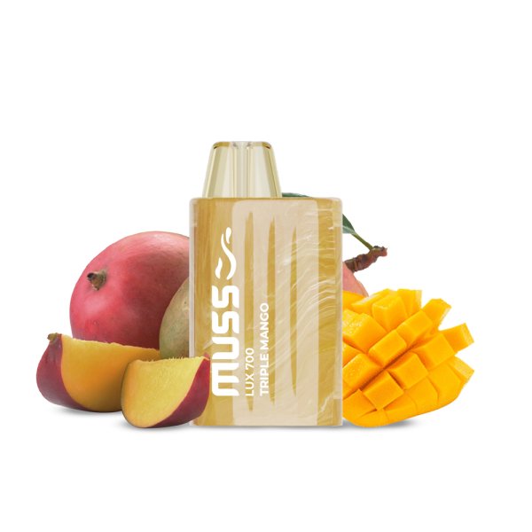muss lux 700 puffs disposable triple mango