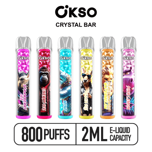 Okso Magic Crystal Bar 800 puffs disposble vapes