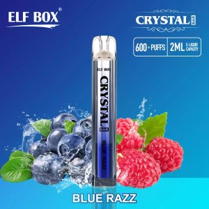 Elf Box Crystal Bar 600 Puffs disposable vape Blue Razz